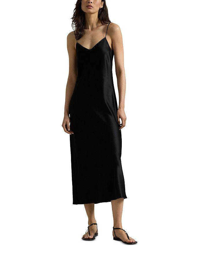 商品Ralph Lauren|Lauren Ralph Lauren Satin Midi Slip Dress,价格¥2097,第1张图片