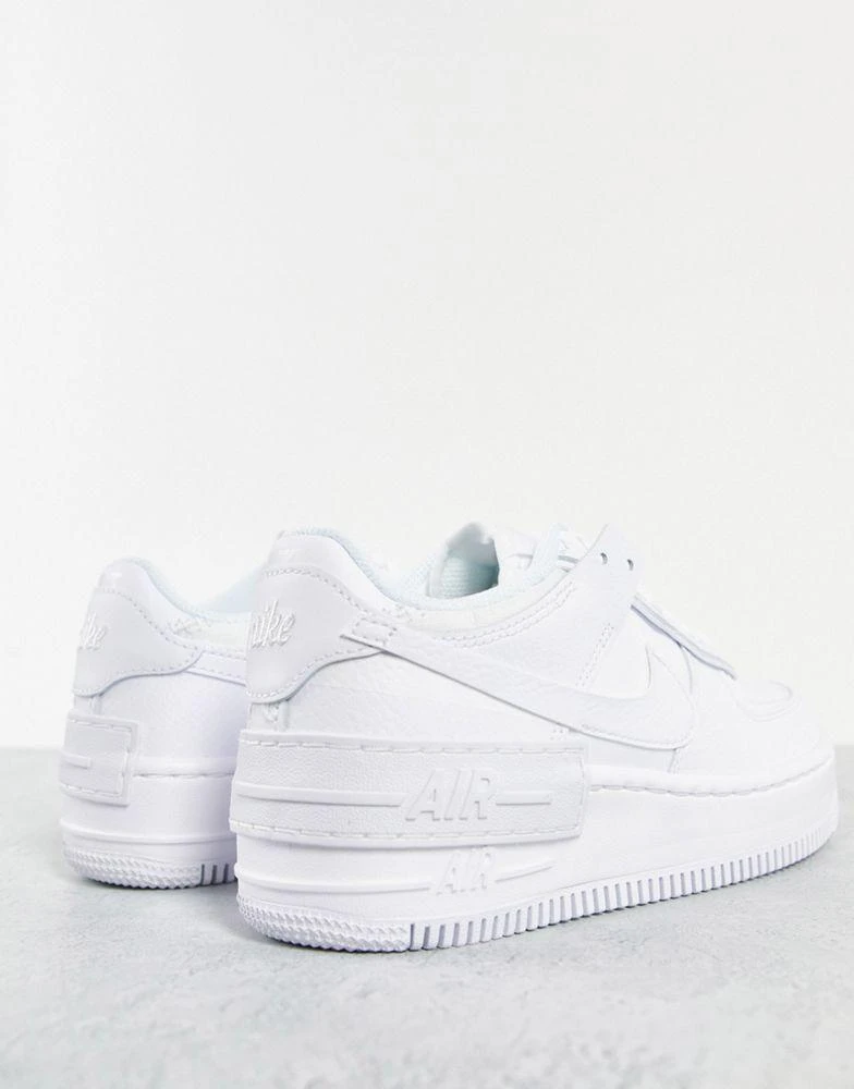 商品NIKE|Nike Air Force 1 Shadow trainers in triple white,价格¥1234,第4张图片详细描述
