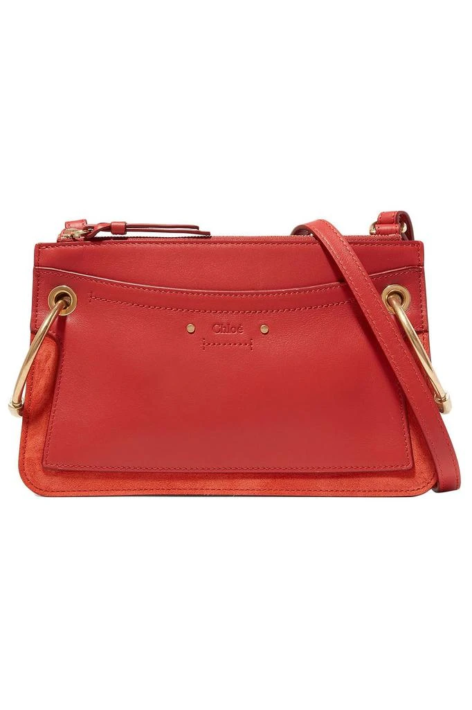 商品Chloé|Roy mini leather and suede 单肩包,价格¥2788,第1张图片