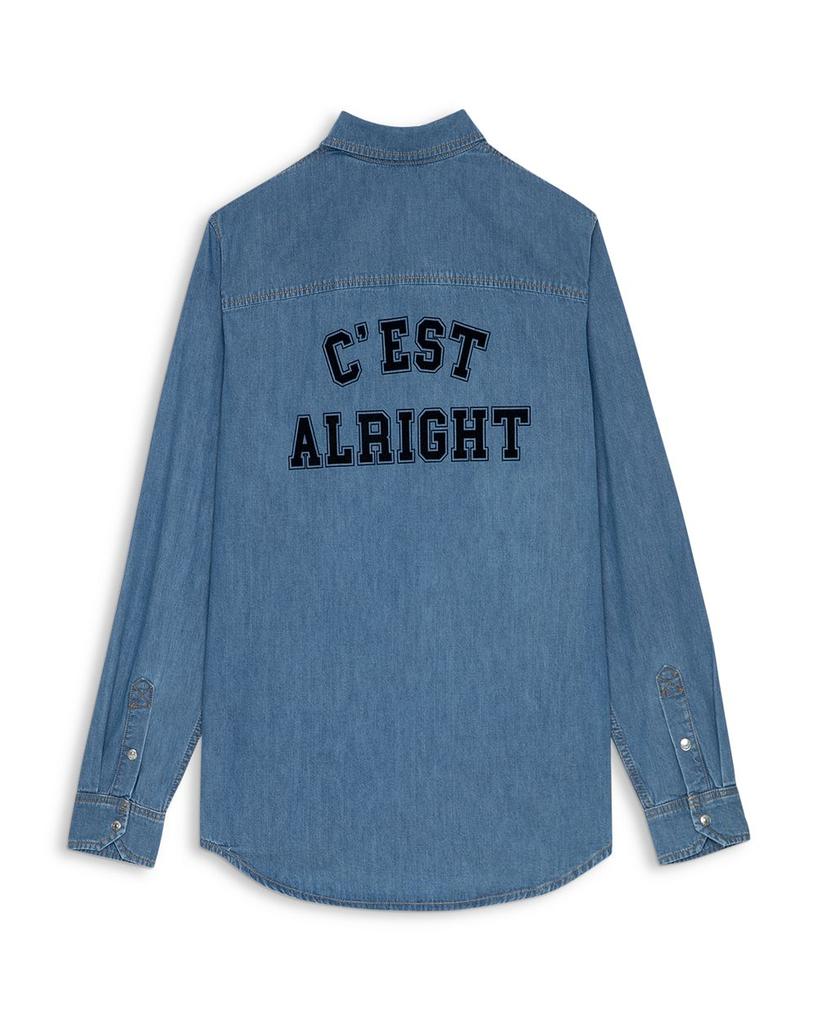 C'est Alright Denim Shirt商品第4张图片规格展示