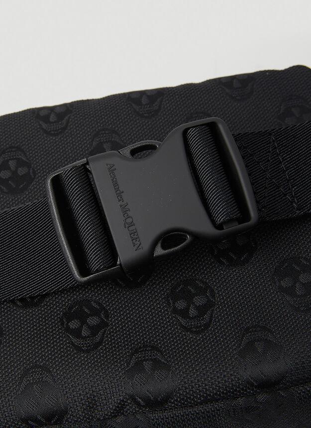 商品Alexander McQueen|Skull Embroidered Urban Belt Bag in Black,价格¥2239,第7张图片详细描述