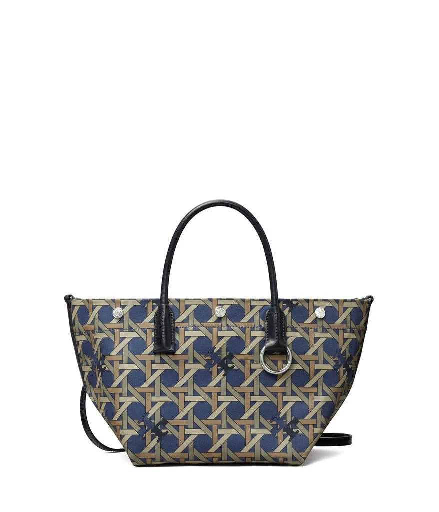 商品Tory Burch|Canvas Basket Weave Small Tote,价格¥2608,第1张图片