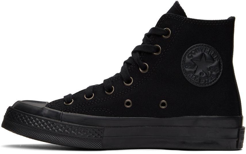 商品Converse|Black Monochrome Chuck 70 High Sneakers,价格¥558,第5张图片详细描述