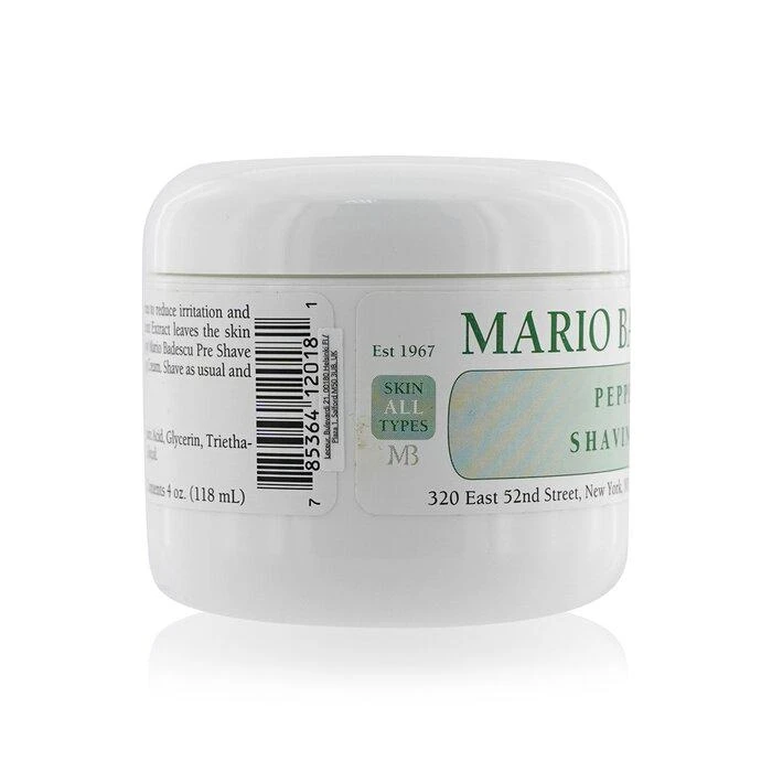 商品Mario Badescu|Mario Badescu 薄荷保湿滋润剃须霜Peppermint Shaving Cream 118ml/4oz,价格¥170,第2张图片详细描述