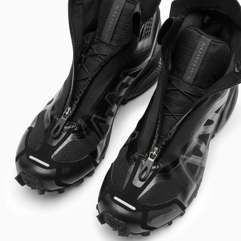 Black high trainer in technical fabric 商品