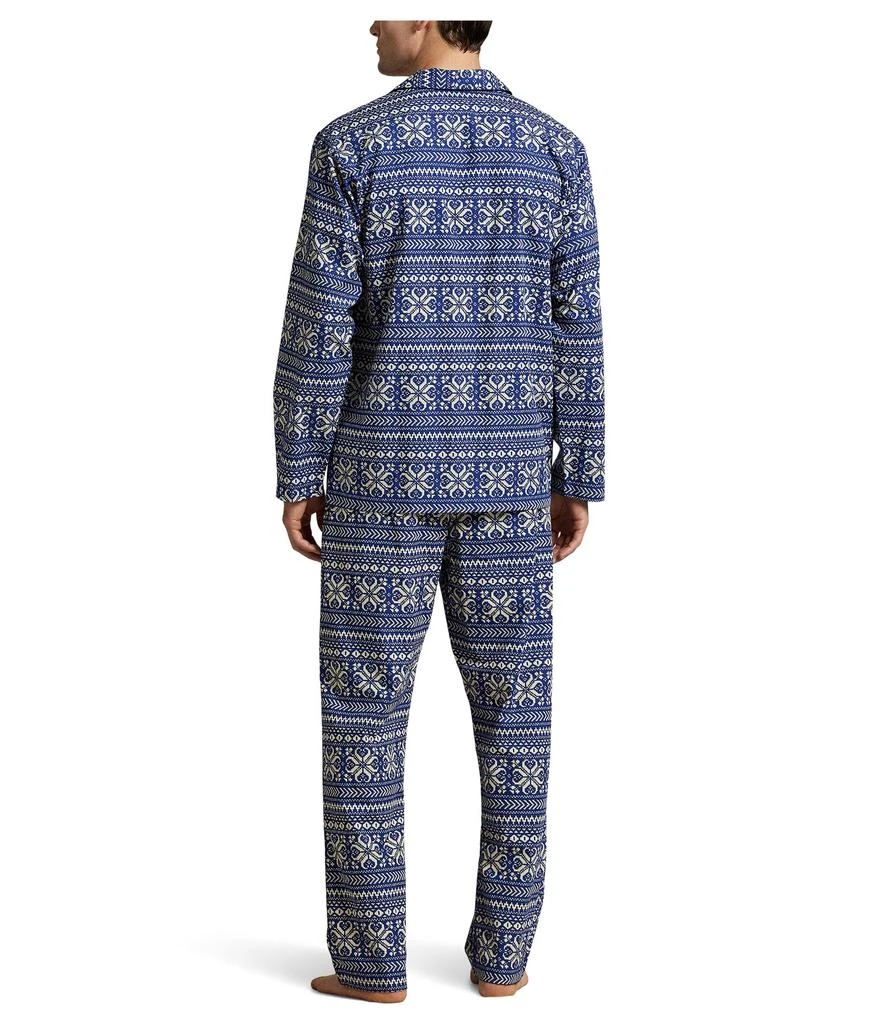 商品Ralph Lauren|Folded Woven Long Sleeve PJ Top & PJ Pants,价格¥844,第2张图片详细描述