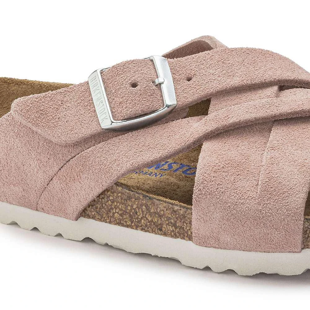 商品Birkenstock|Birkenstock Women's Lugano Soft Footbed Sandal,价格¥1195,第3张图�片详细描述