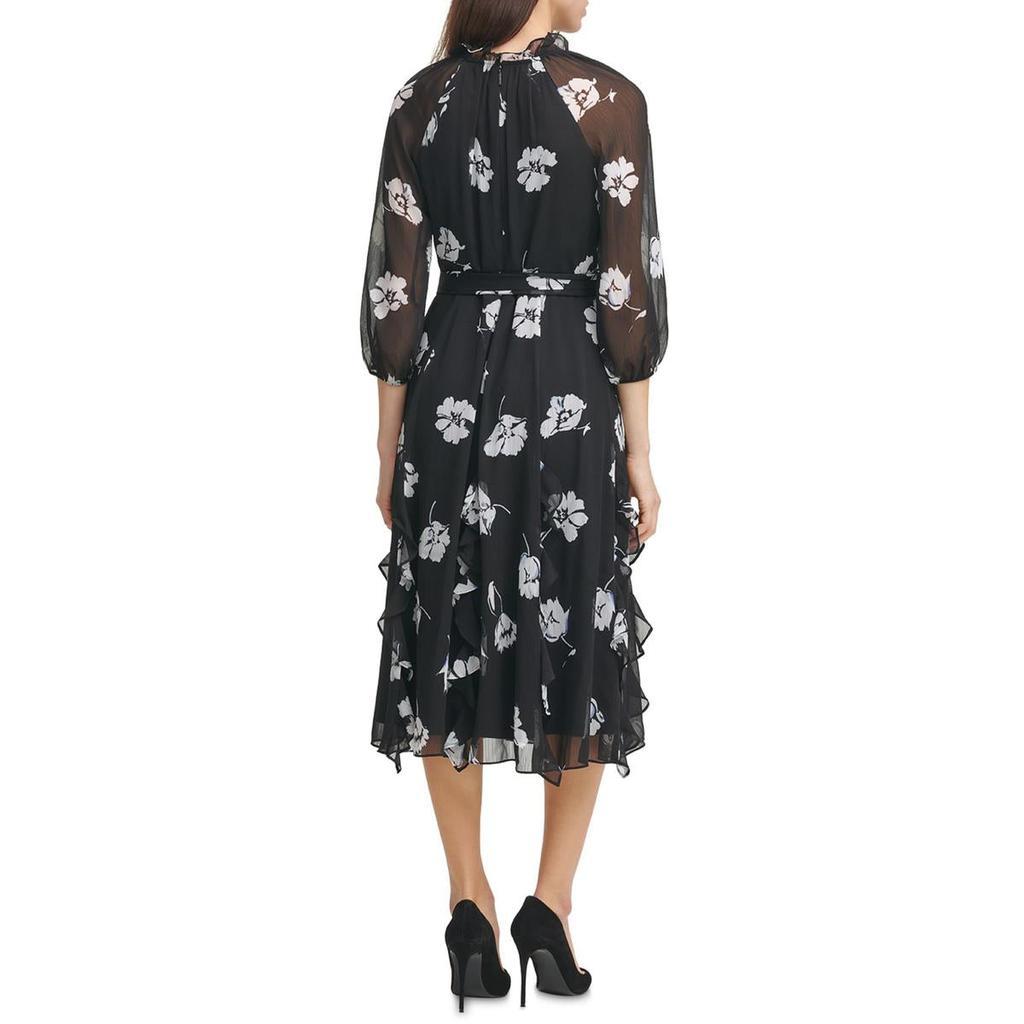 商品Karl Lagerfeld Paris|Karl Lagerfeld Paris Womens Chiffon Printed Shift Dress,价格¥498,第4张图片详细描述