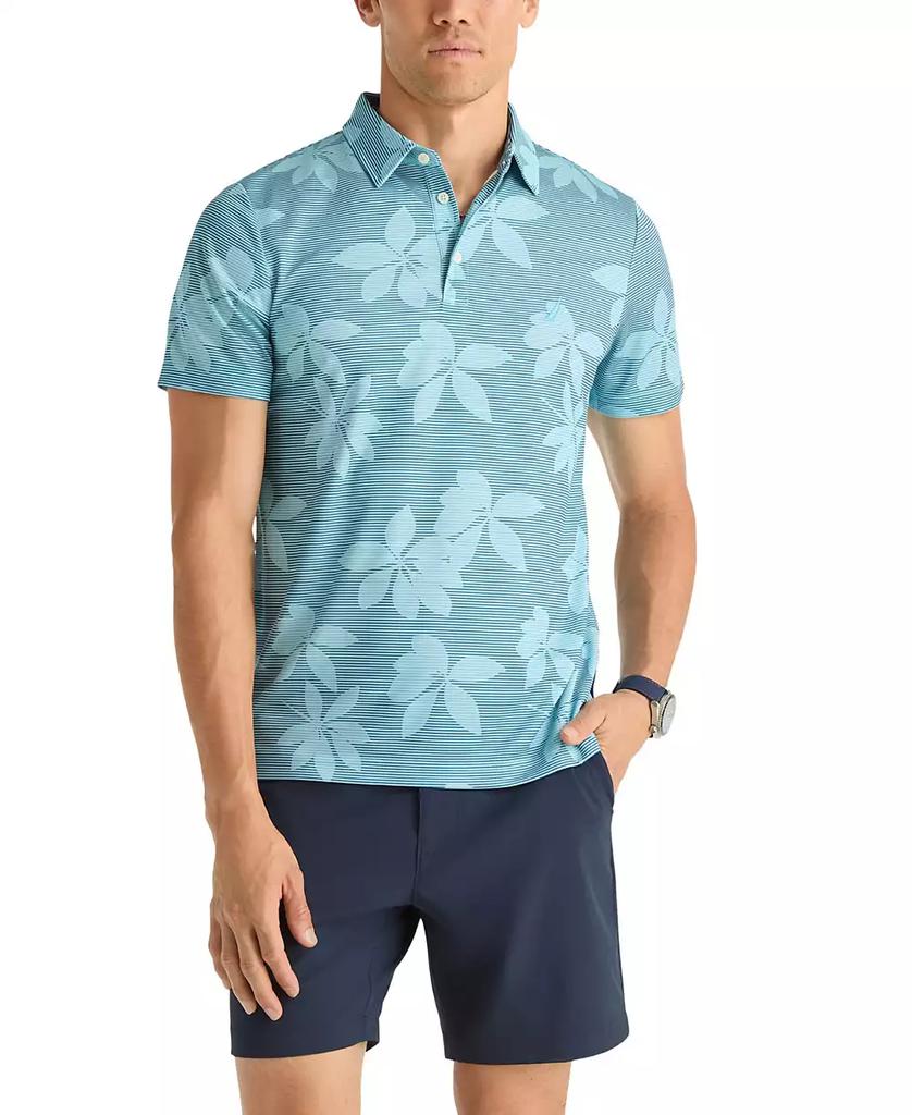 Herren-Golfpolohemd mit Blumenmuster image 2
