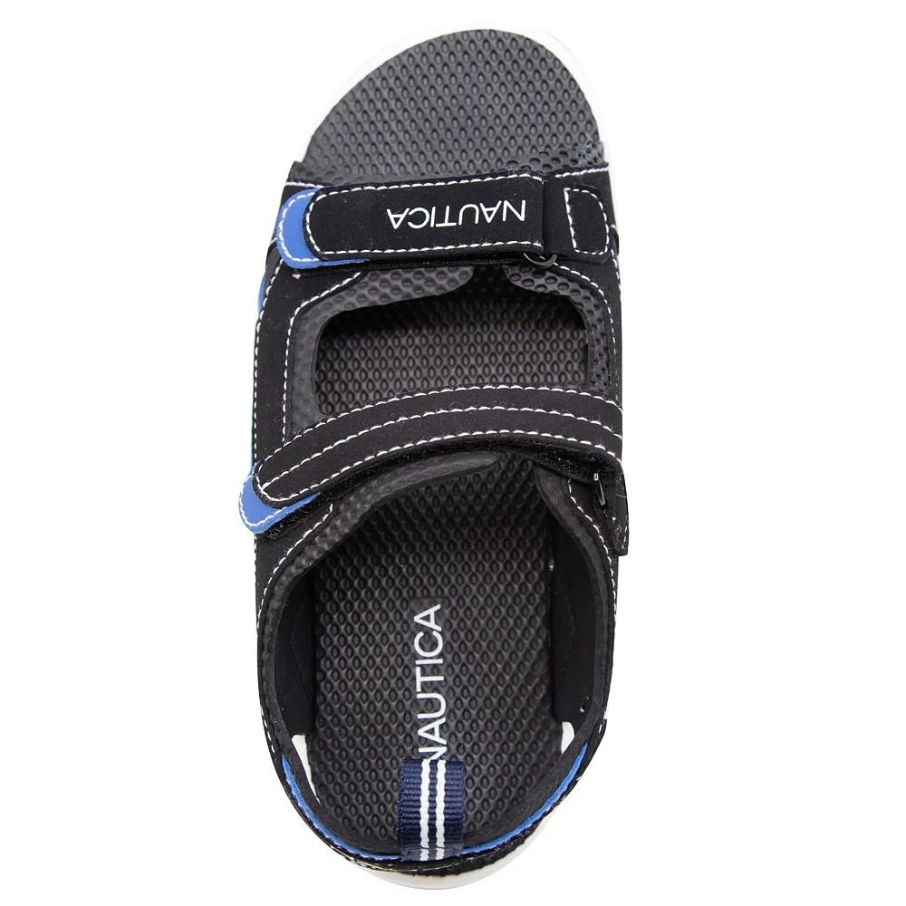 商品Nautica|Toddler Boys Helm Logo Double Strap Sandals,价格¥45,第3张图片详细描述