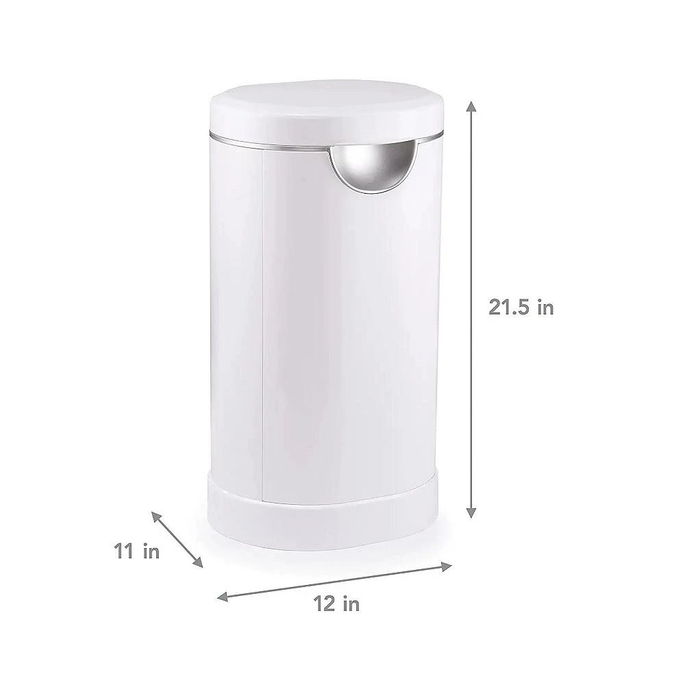 商品Munchkin|Diaper Pail Powered by Arm & Hammer, White,价格¥710,第3张图片详细描述