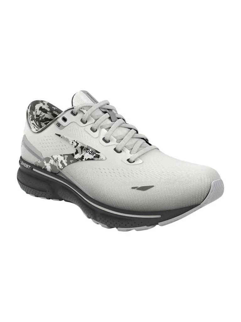 商品Brooks|Women's Ghost 15 Running Shoes In White/ebony/oyster,价格¥855,第1张图片