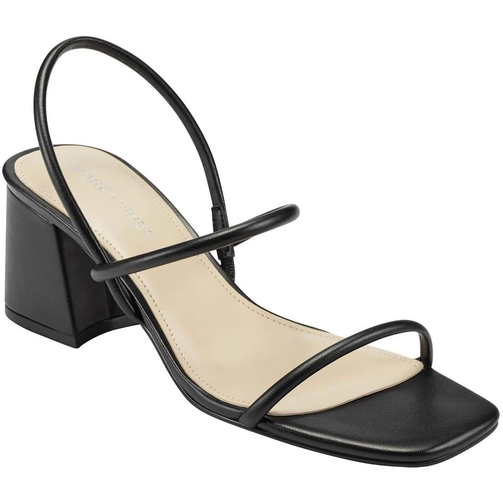 商品Marc Fisher|Marc Fisher Womens Galvin Faux Leather Slingback Block Heel,价格¥139,第3张图片详细描述