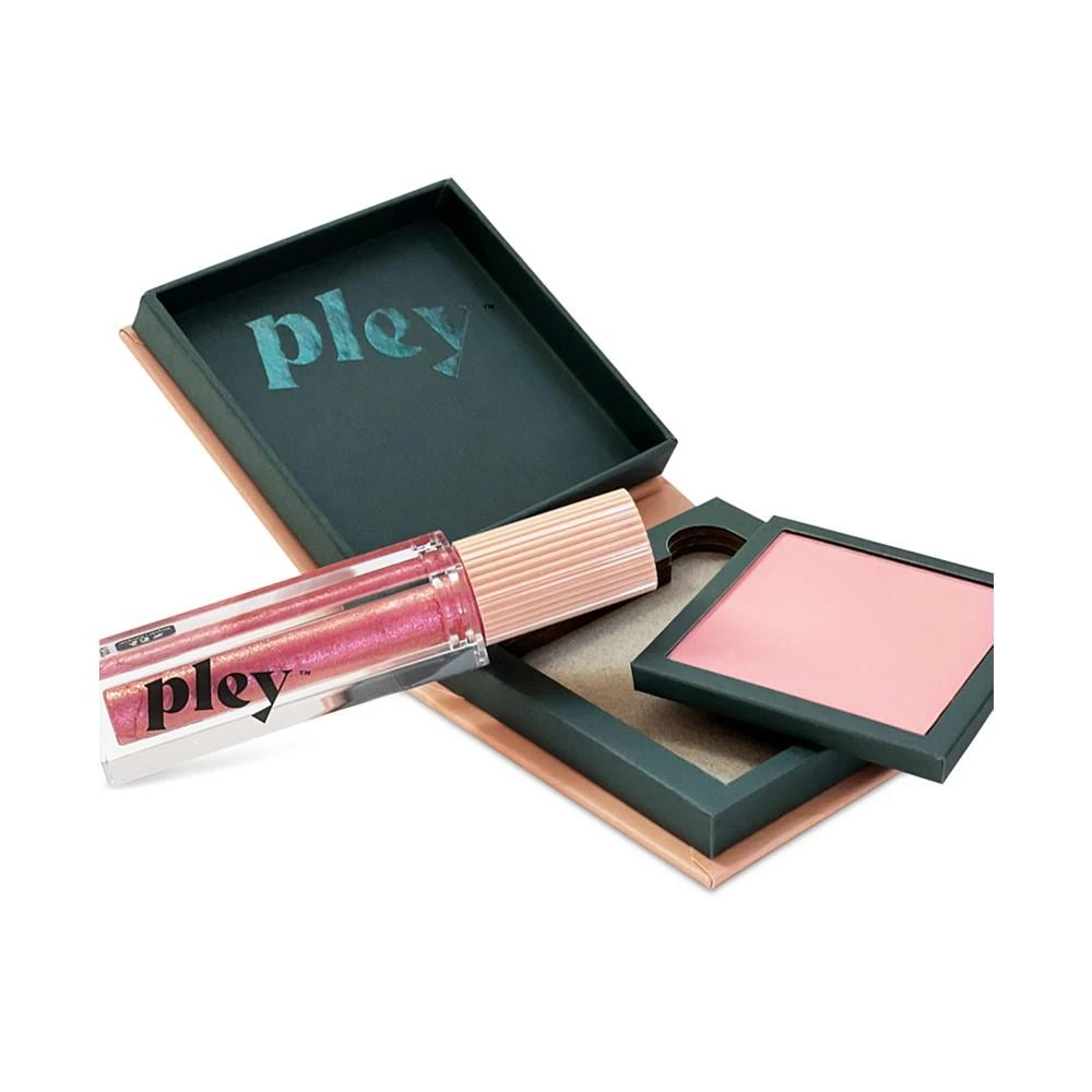 商品Pley Beauty|2-Pc. Glossy Lip Lacquer & Plush Powder Blush Set, Created for Macy's,价格¥188,第3张图片详细描述
