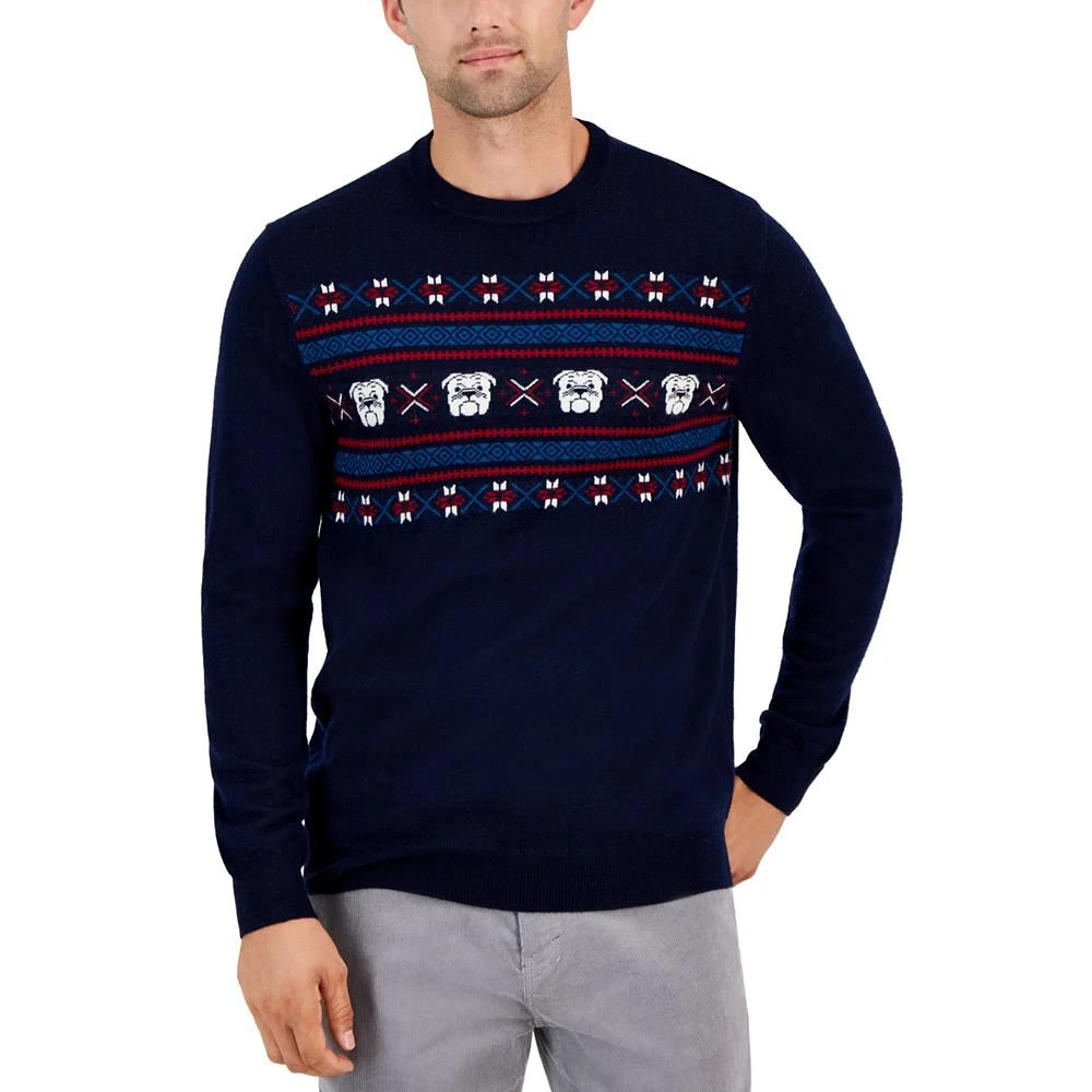 商品Club Room|Men's Bulldog Fair Isle Sweater, Created for Macy's,价格¥222,第1张图片