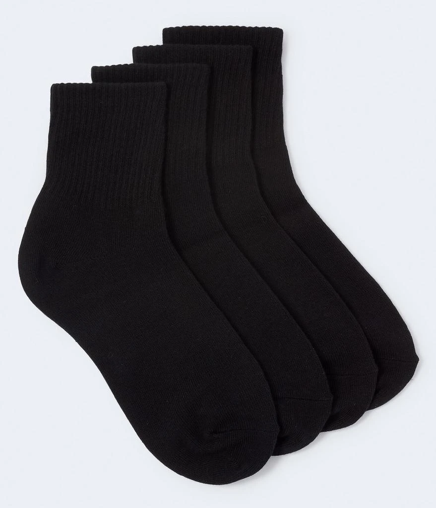 商品Aeropostale|Aeropostale Women's Solid Crew Sock 2-Pack,价格¥48,第2张图片详细描述