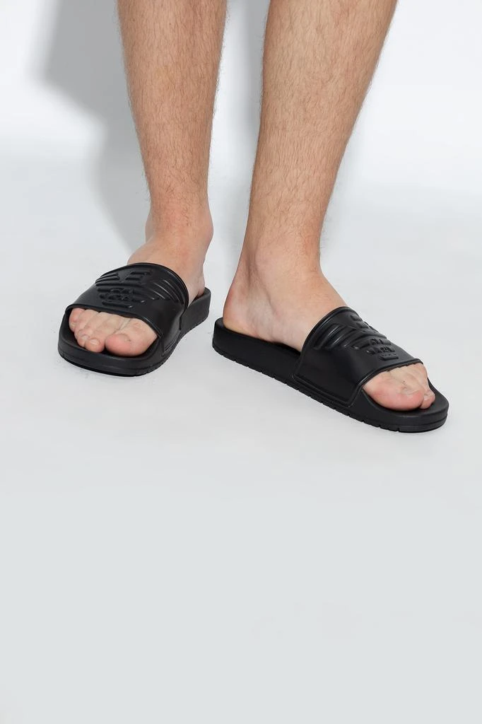 商品Emporio Armani|Slides with logo,价格¥396,第2张图片详细描述