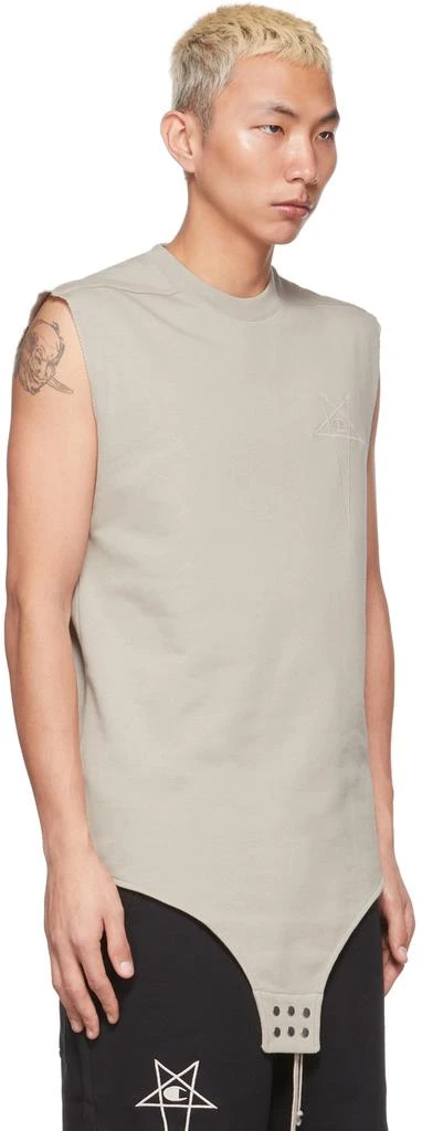 商品Rick Owens|Beige Champion Edition Sleeveless Sweater,价格¥1352,第2张图片详细描述