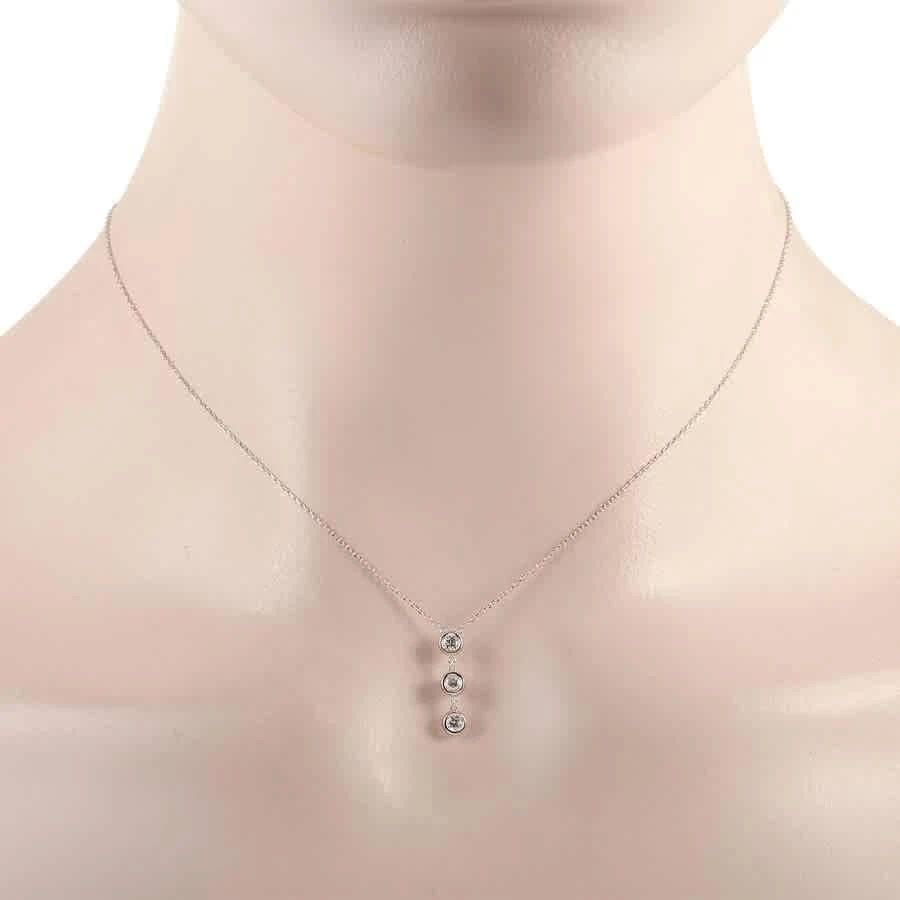 商品LB Exclusive|14K White Gold 0.25 ct Diamond Pendant Necklace,价格¥3268,第2张图片详细描述