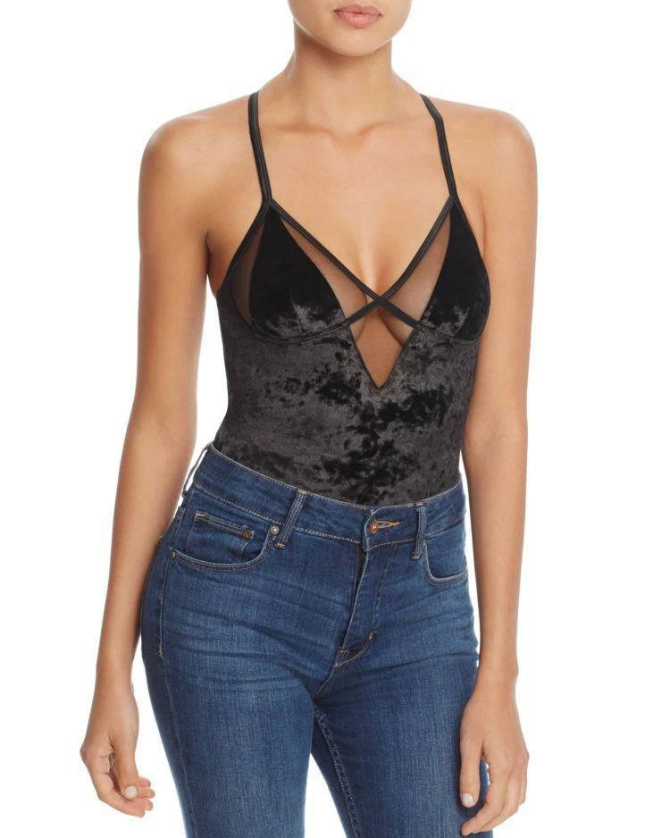 商品Sam Edelman|Velvet Bodysuit,价格¥282,第1张图片
