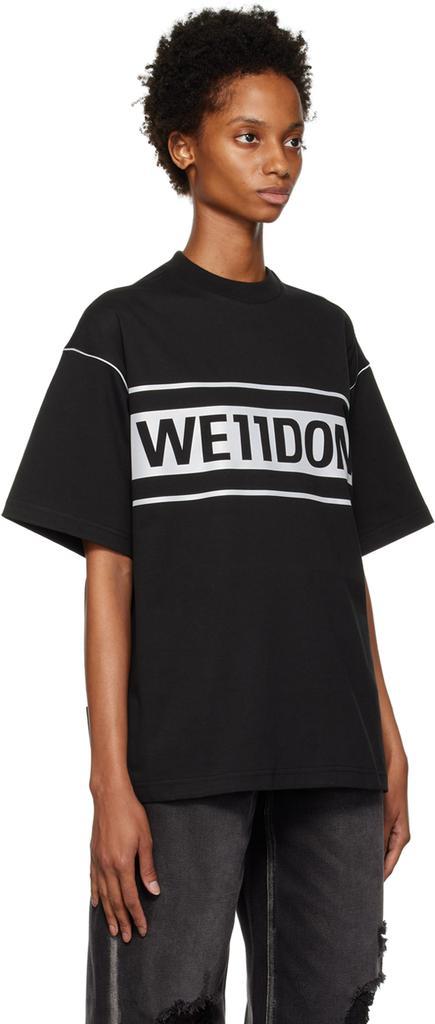 商品We11done|Black Reflective T-Shirt,价格¥778,第4张图片详细描述