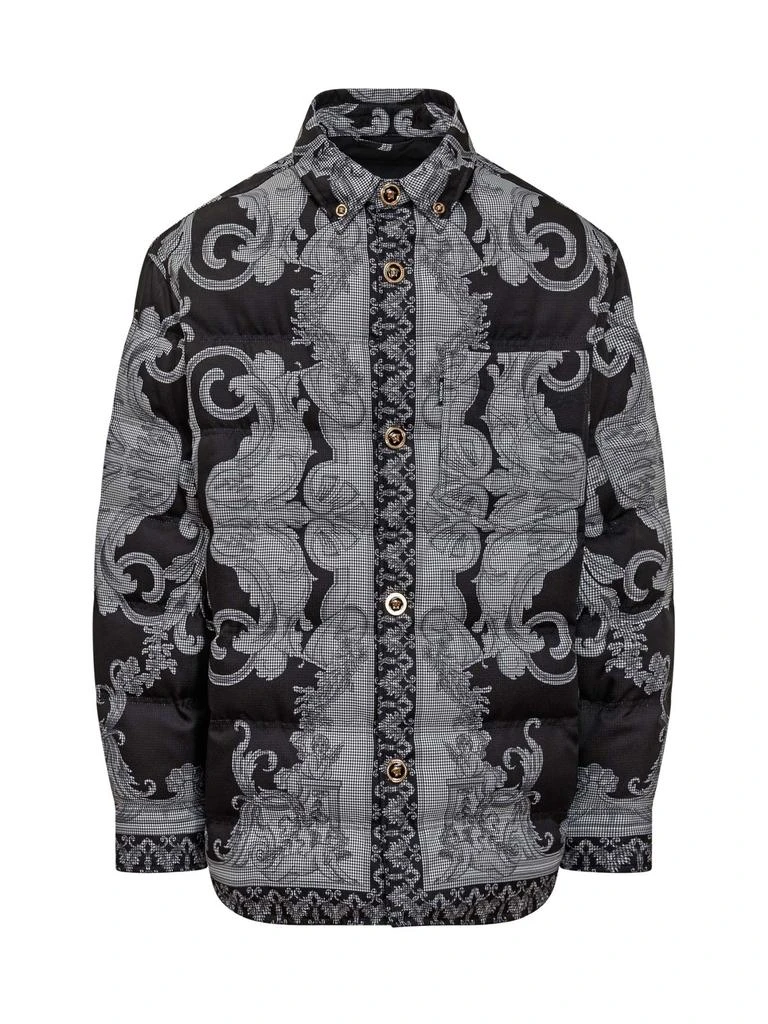 商品Versace|Versace Baroque Pattern Long Sleeved Jacket,价格¥16158,第1张图片