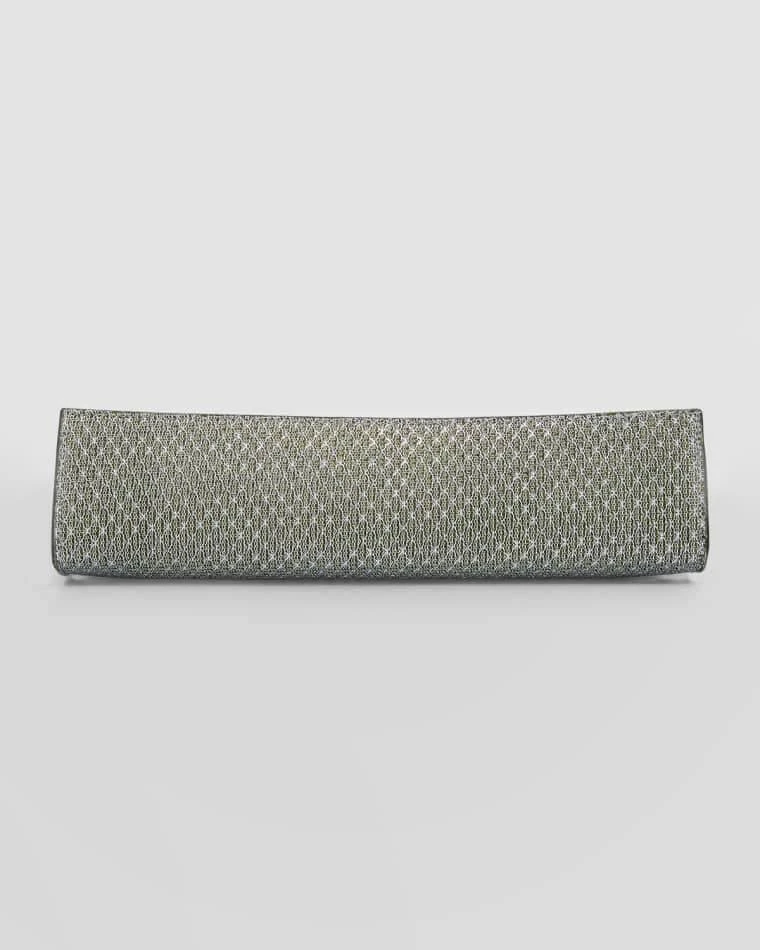 商品Manu Atelier|Pencil Box Mesh Knit Clutch Bag,价格¥1372,第1张图片