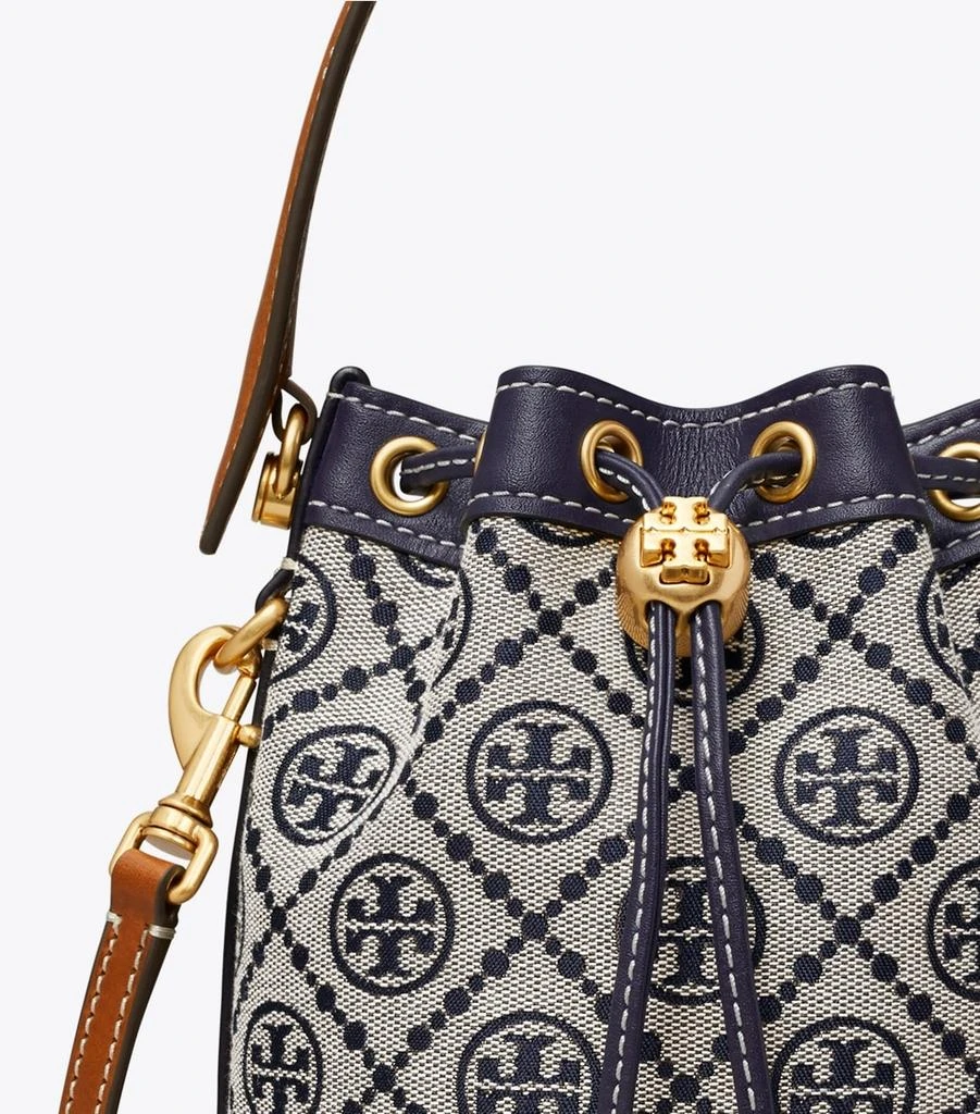 商品Tory Burch|Mini T Monogram Bucket Bag,价格¥3012,第5张图片详细描述