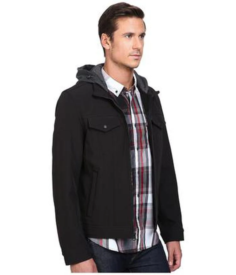 商品Levi's|Stand Collar Two-Pocket Hoodie,价格¥576,第4张图片详细描述