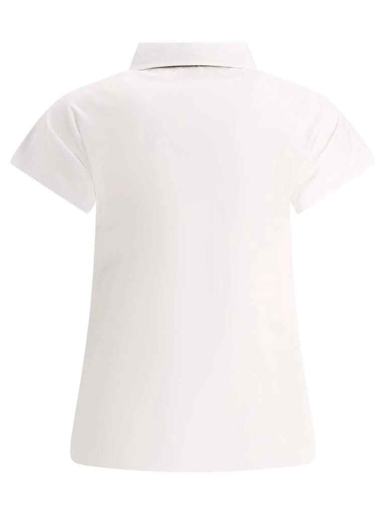 商品Herno|Poplin And Monogram Polo Shirt Polo Shirts White,价格¥1724,第2张图片详细描述