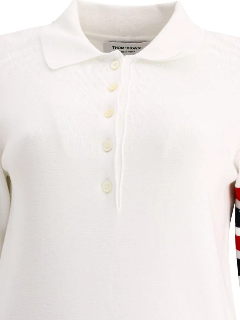 商品Thom Browne|Thom Browne 4-Bar Detailed Polo Shirt,价格¥6003,第3张图片详细描述