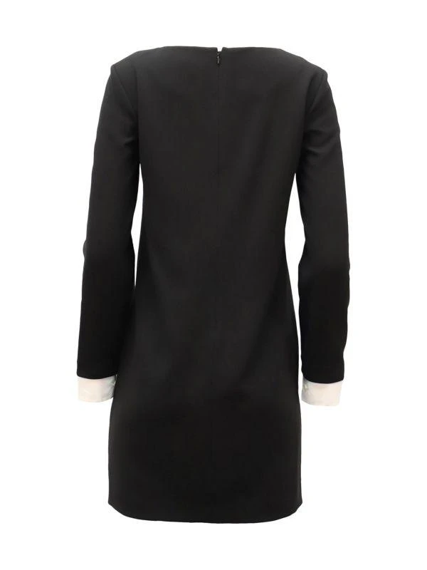 商品[二手商品] Theory|Theory Long-Sleeved Mini Dress With Bateau Neckline In Black Triacetate,价格¥880,第2张图片详细描述