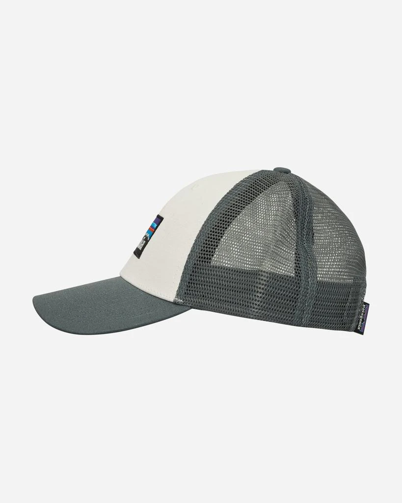 商品Patagonia|P-6 Logo Lopro Trucker Hat White / Nouveau Green,价格¥285,第3张图片详细描述