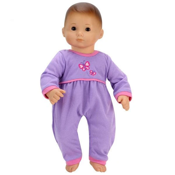 商品Teamson|Sophia’s Long Sleeve Butterfly Bodysuit for 15" Dolls, Lavender,价格¥183,第2张图片详细描述