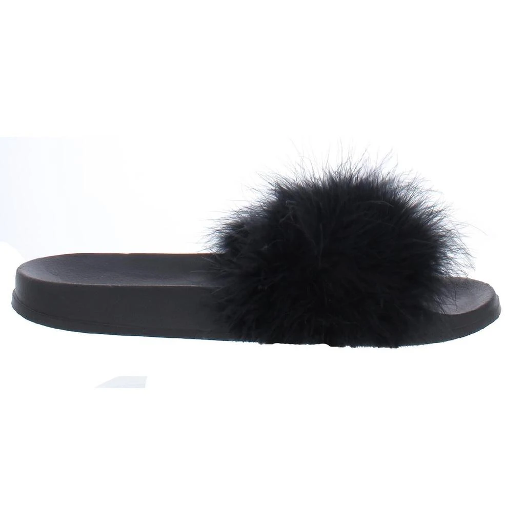 商品INC International|Womens Feathers Slip On Pool Slides,价格¥118,第2张图片详细描述