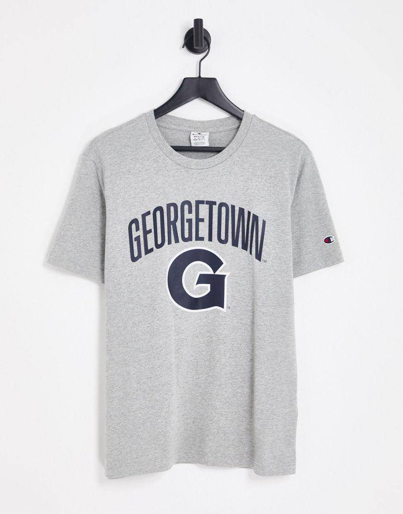 商品CHAMPION|Champion Georgetown collegiate t-shirt in grey,价格¥134,第1张图片