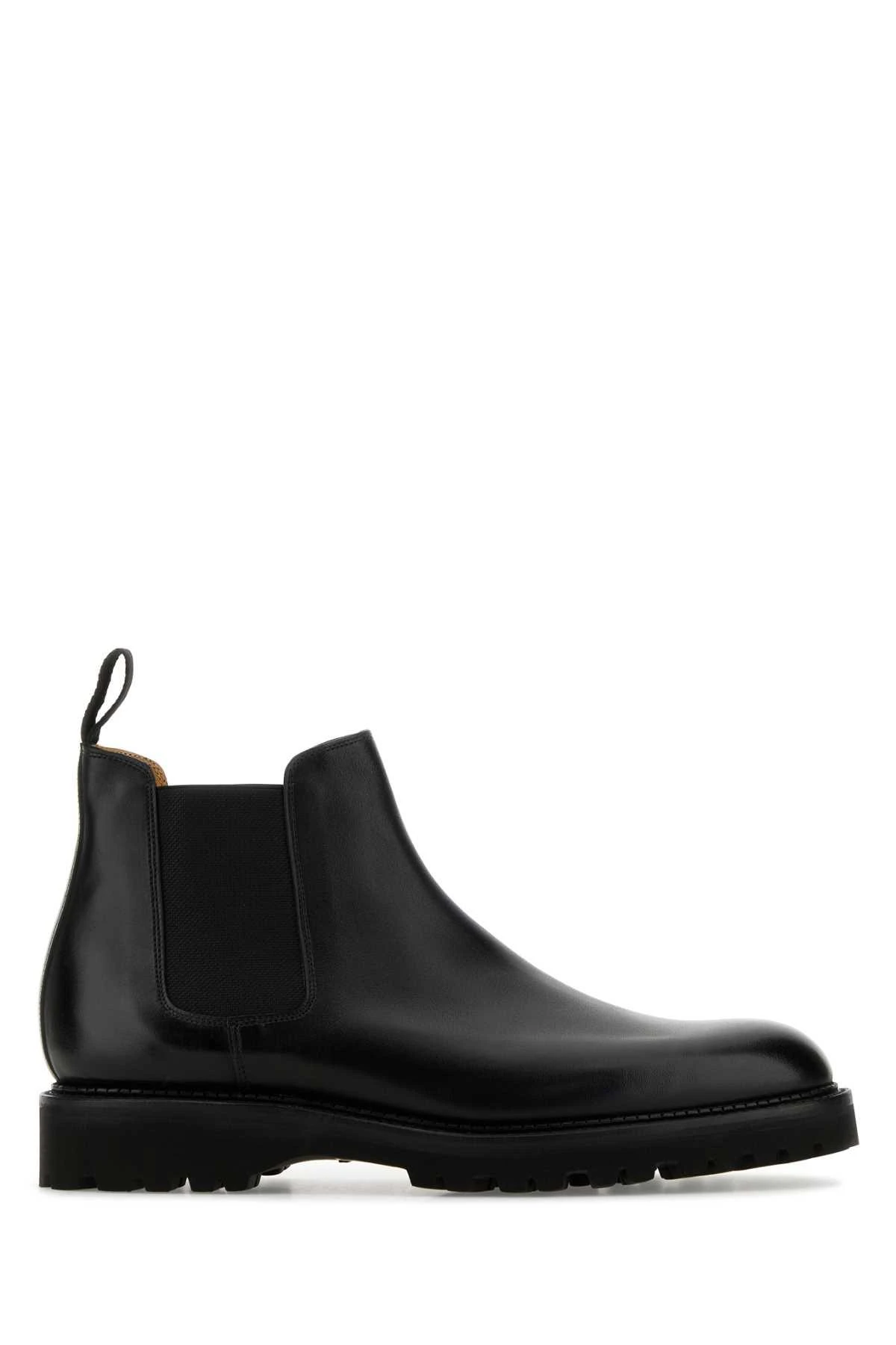 商品John Lobb|John Lobb 男士靴子 4A104OL1R 黑色,价格¥13671,第1张图片