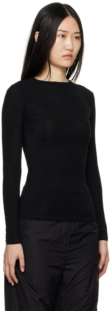 商品Max Mara|Black Gazza Long Sleeve T-Shirt,价格¥963,第4张图片详细描述