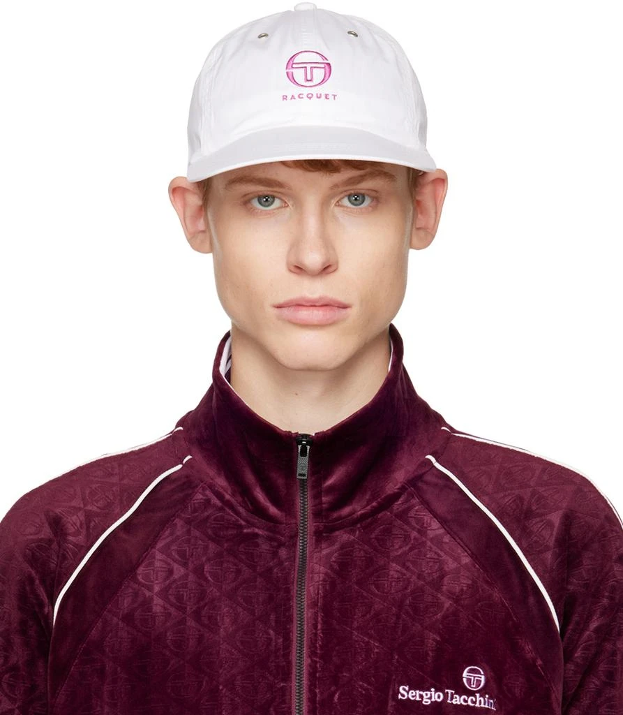 商品Sergio Tacchini|White Racquet Edition Tennis Cap,价格¥118,第1张图片