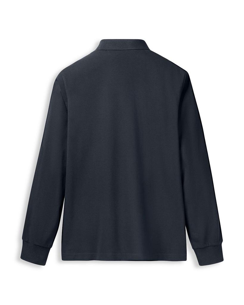 Long Sleeve Regular Fit Polo Shirt商品第2张图片规格展示