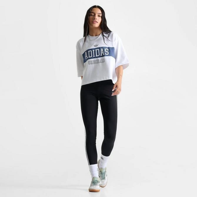 商品Adidas|Women's adidas Originals Boxy Cropped T-Shirt,价格¥263,第2张图片详细描述