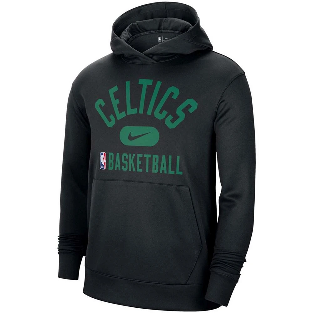 商品NIKE|Men's Black Boston Celtics 2021-2022 Spotlight On Court Performance Practice Pullover Hoodie,价格¥526,第2张图片详细描述