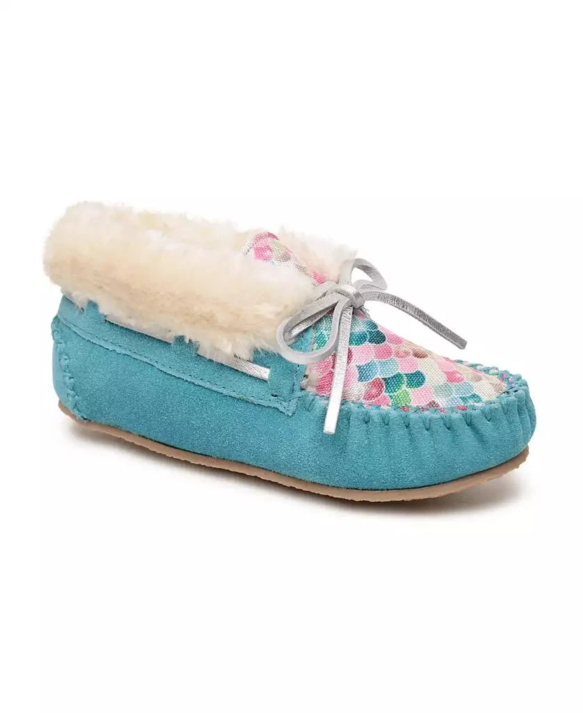 商品Minnetonka|Big Girls Charley Moccasin Slippers,价格¥329,第1张图片