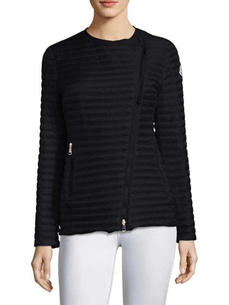 商品Moncler|Moncler - Axinite Asymmetric Zip Jacket,价格¥8934,第1张图片