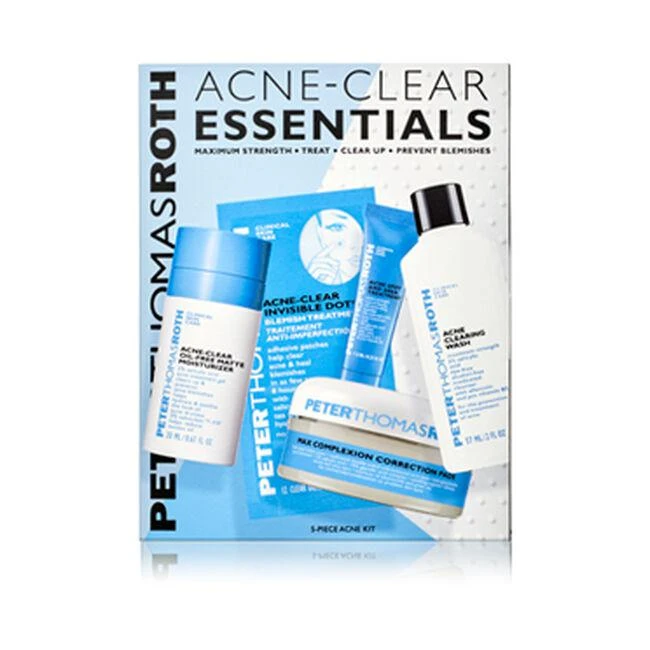 商品Peter Thomas Roth|Acne-Clear Essentials 5-Piece Acne Kit,价格¥187,第2张图片详细描述