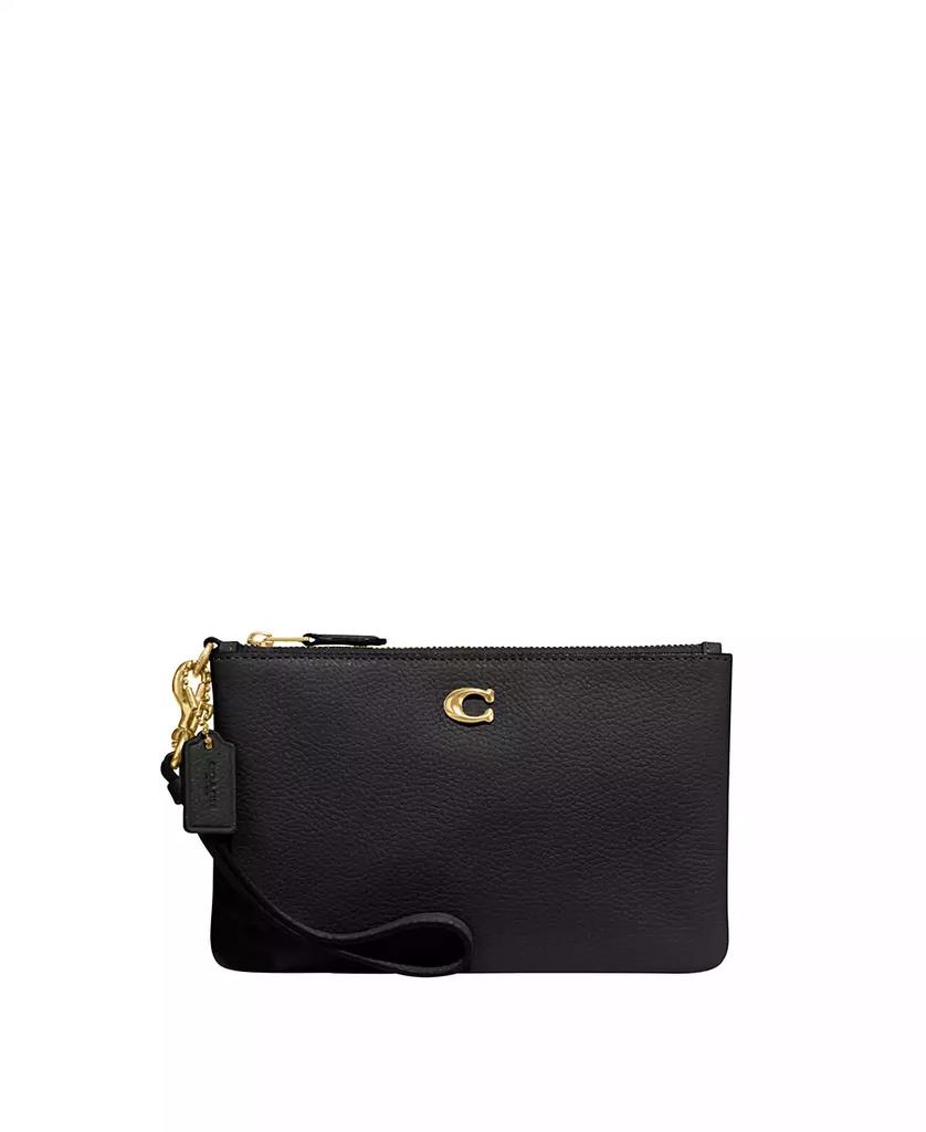 Carteira de pulso pequena COACH Polished Pebble image 2
