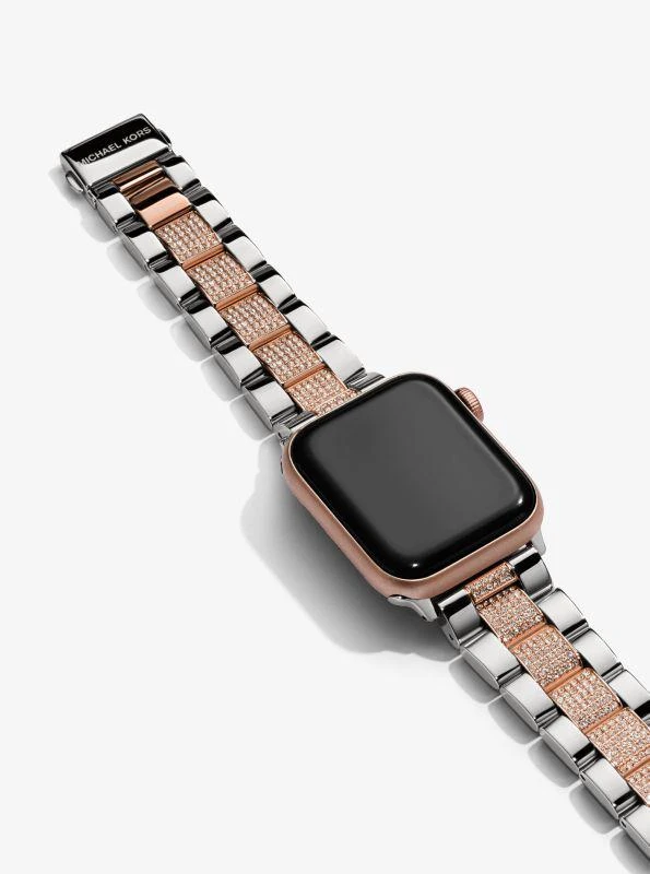 商品Michael Kors|Pavé Two-Tone Strap For Apple Watch®,价格¥1034,第5张图片详细描述