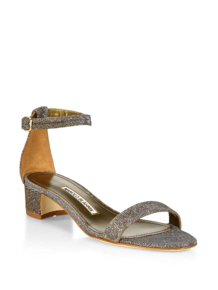 商品Manolo Blahnik|Chaflahi Ankle-Strap Sandals,价格¥2074,第1张图片