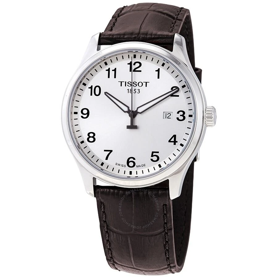 商品Tissot|XL Classic银表盘男士石英手表40mm T1164101603700,价格¥1289,第1张图片