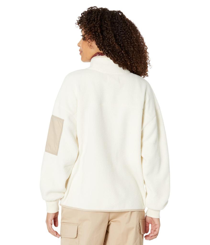 商品Madewell|MWL (Re)sourced Sherpa Snap-Front Jacket,价格¥712-¥816,第4张图片详细描述